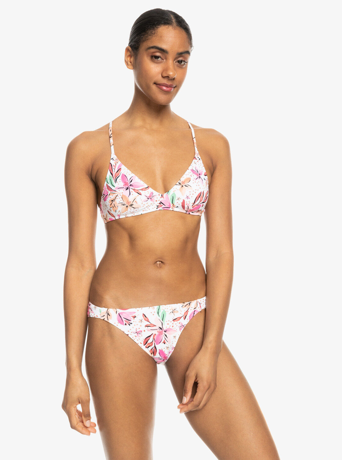 Roxy Printed Beach Classics Athletic Set - Bikini da donna | Hardloop
