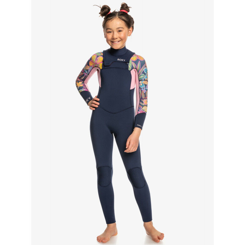 Roxy 4/3 mm Girl Swell Series Chest Zip - Fato surf criança | Hardloop