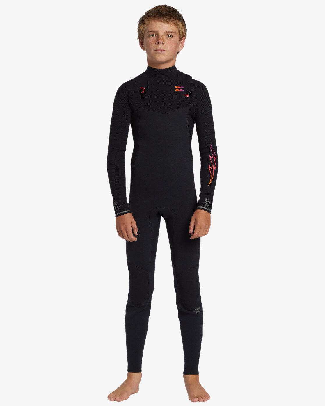 Billabong 3/2 mm Revolution Chest Zip - Surf wetsuit - Kinderen | Hardloop