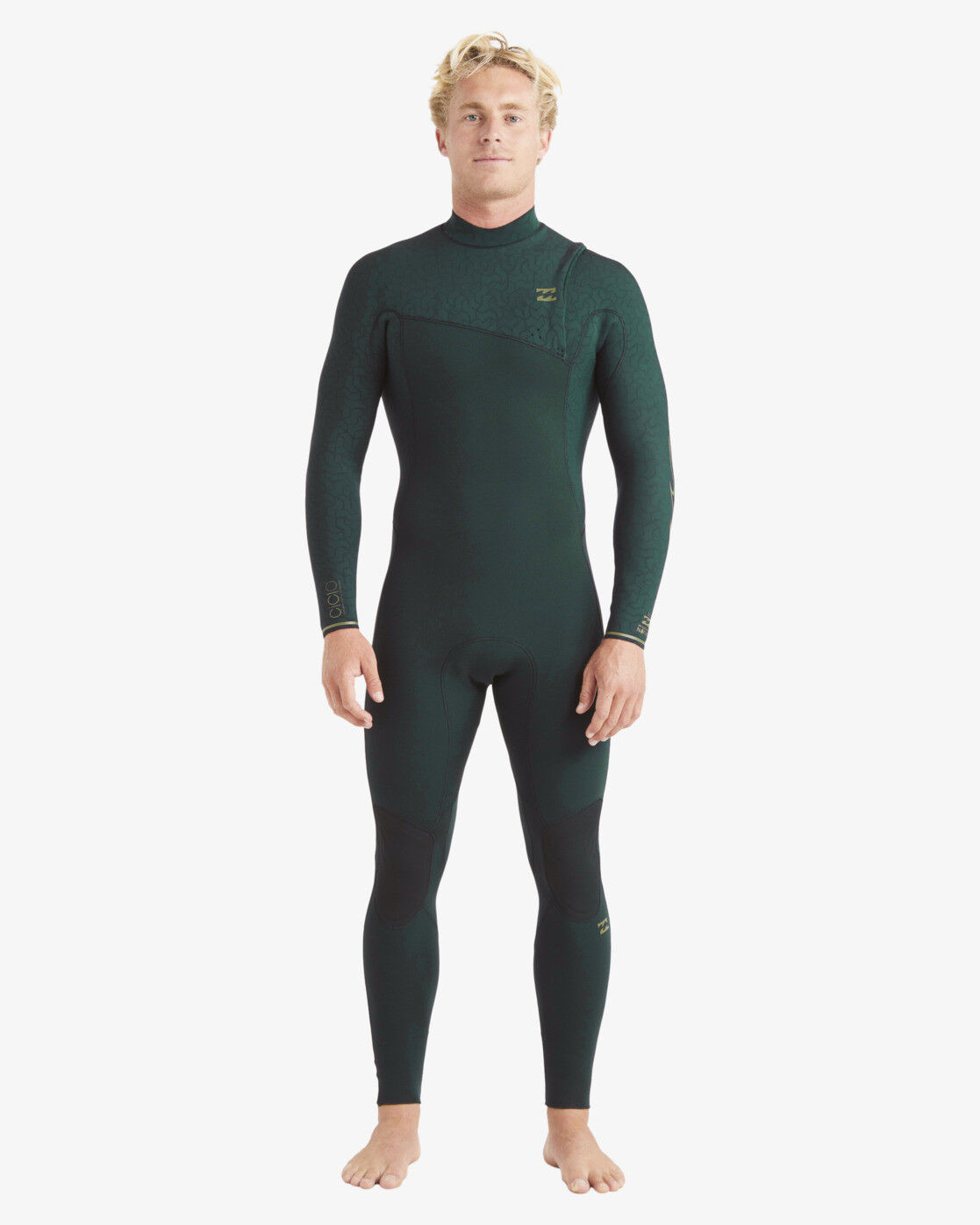 Billabong 4/3 mm Revolution Natural Zipless - Surf wetsuit  - Heren | Hardloop