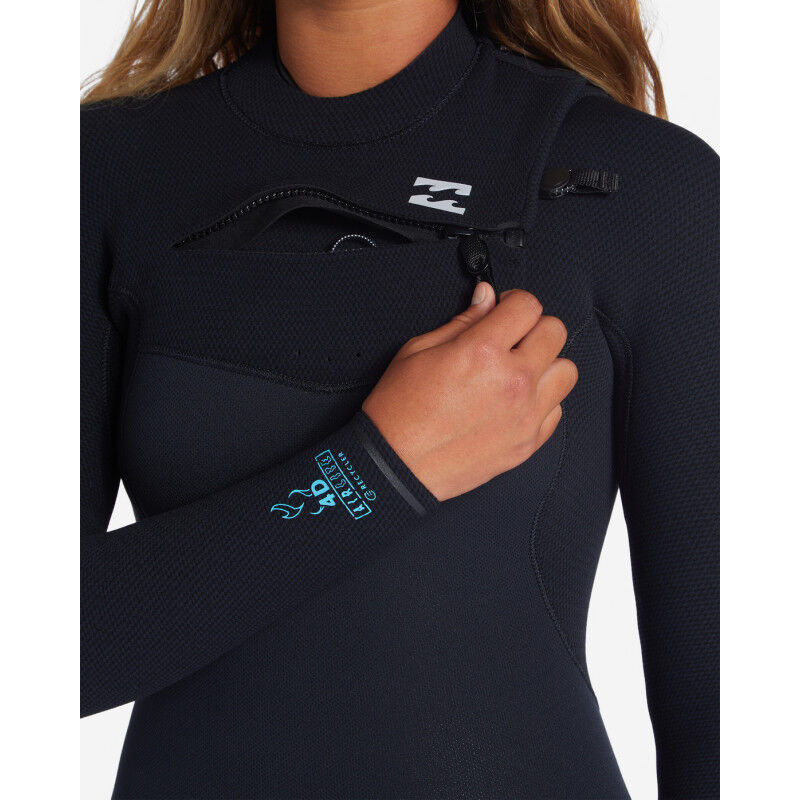 Billabong 4/3 mm Furnace Comp Chest Zip - Mute da surf - Donna | Hardloop