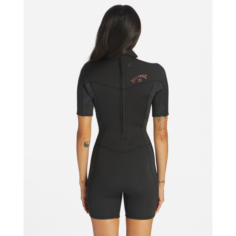 Billabong 2/2 mm Synergy Springsuit Back Zip Short Sleeve - Våddragter til surf - Damer | Hardloop