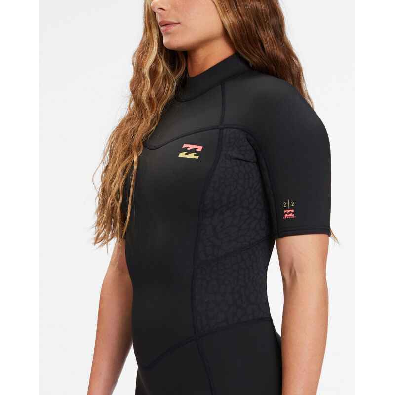 Billabong 2/2 mm Synergy Springsuit Back Zip Short Sleeve - Våddragter til surf - Damer | Hardloop