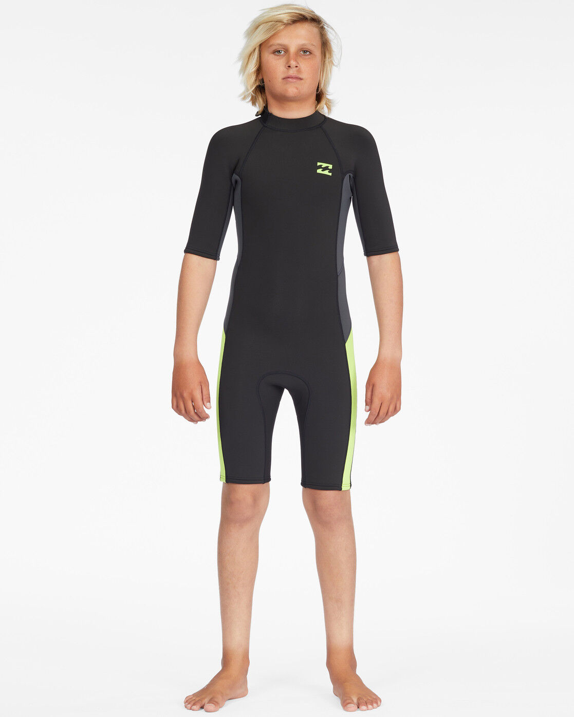 Billabong 2/2 mm Absolute Springsuit Chest Zip SS - Surf wetsuit - Kinderen | Hardloop