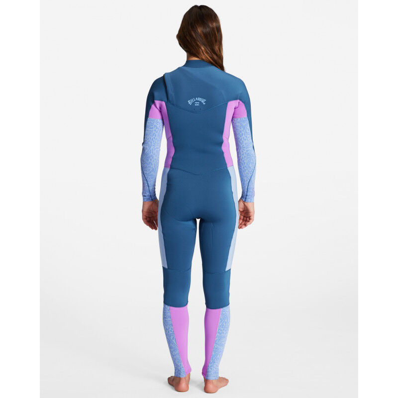 Billabong 4/3 mm Synergy 2022 Chest Zip - Våtdräkt för surfing - Dam | Hardloop