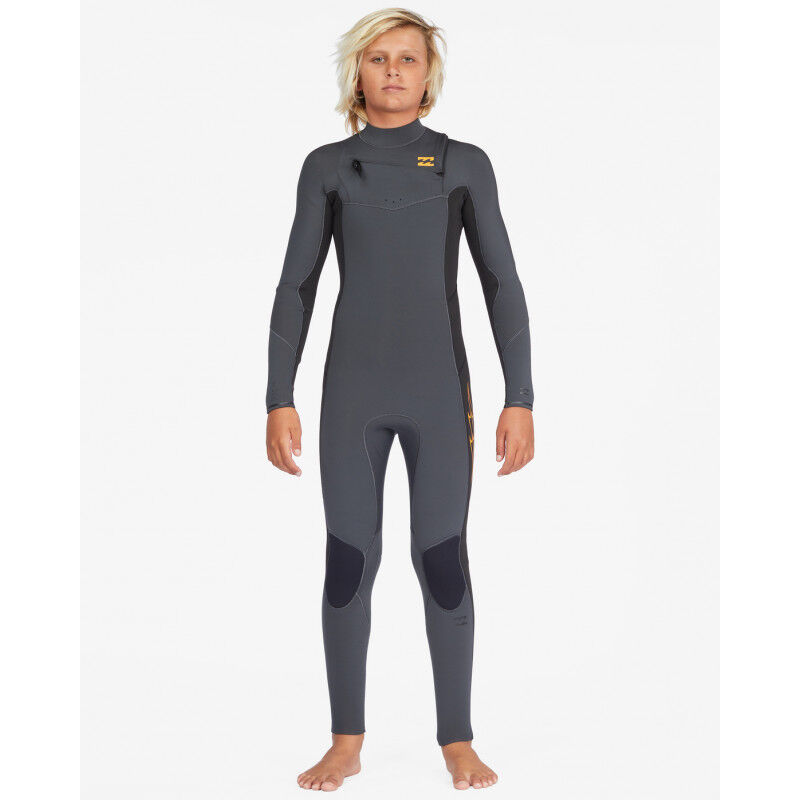 Muta Da Surf Bambino Ascan Junior 4mm In Neoprene Con Rivestimento In Titanio | Calda E Robusta Per Ragazzi | Tuta Intera Con Cuciture Incollate