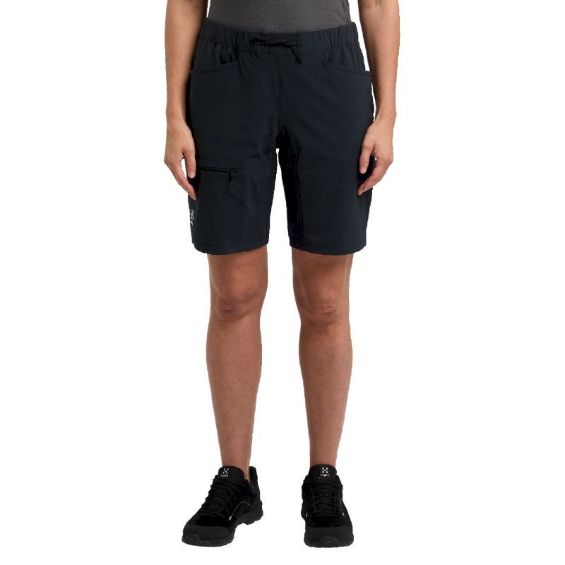 Ladies Lightweight Knee-Length Walking Hiking Shorts - Grey, Mustard & Navy (97% Cotton, 3% Elastane)