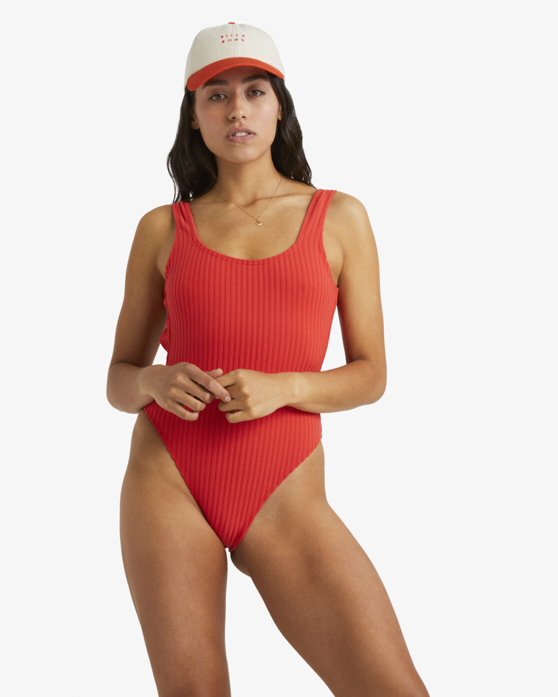 Billabong Terry Rib Squareer - Women's One Piece Swimsuit | Hardloop