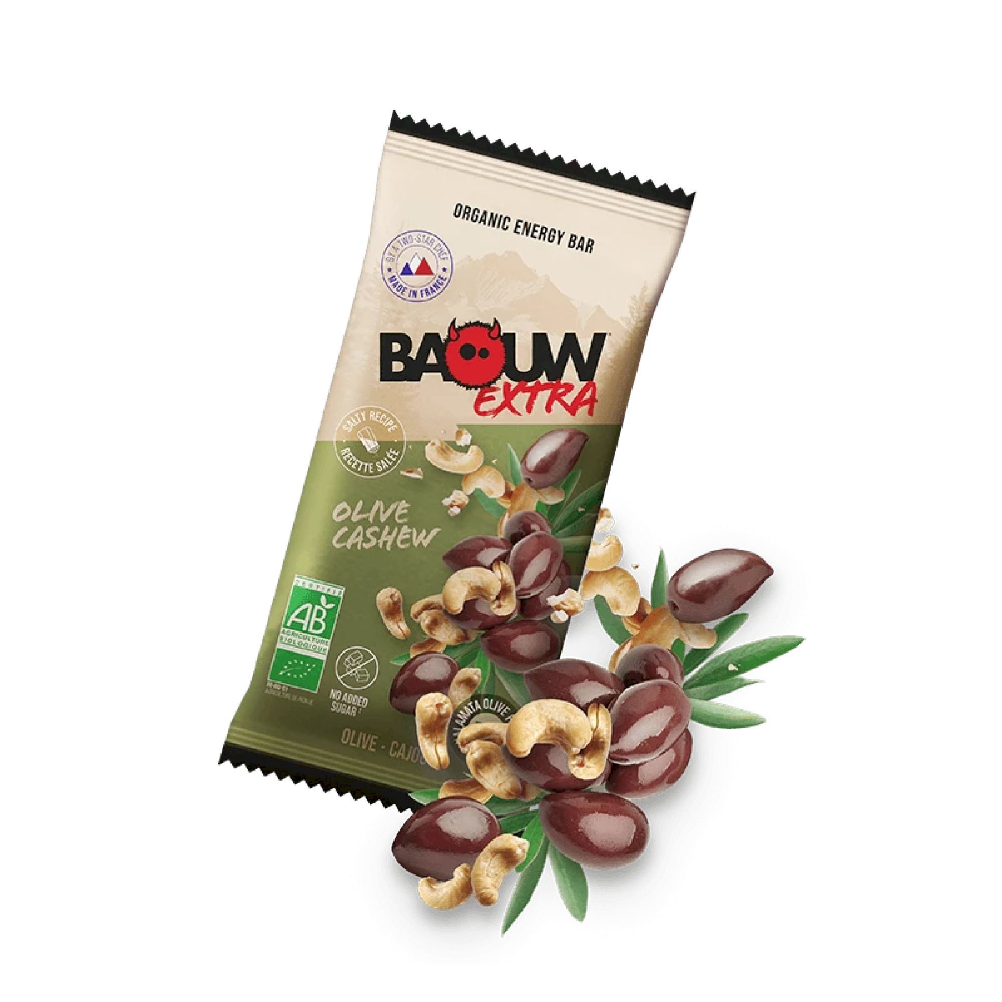 Baouw Extra Olive-Cajou - Barre énergétique | Hardloop