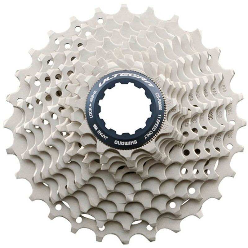 Cassette 11 Vitesses 11-36 Compatibles Shimano Ultegra/105/Dura-Ace - Argent/Or - 367g