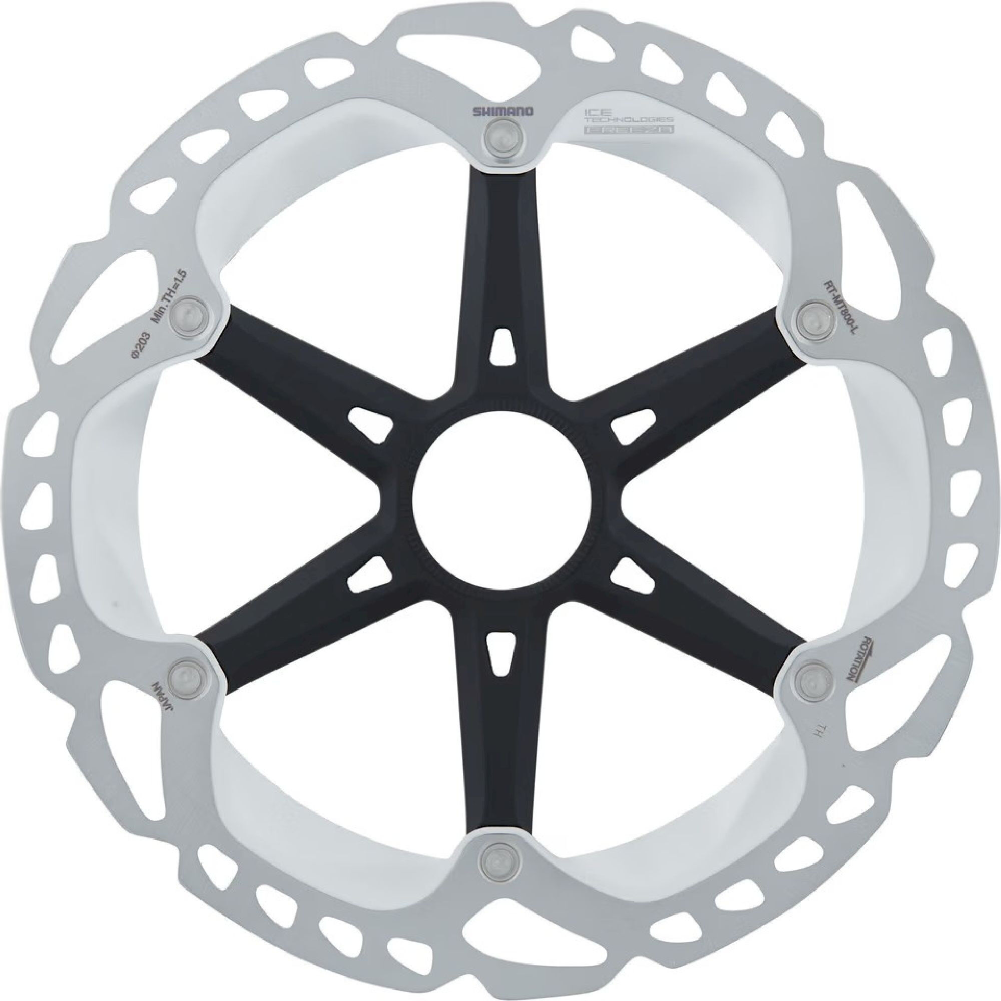 Shimano MT800 | Center Lock Internal - Disco de freno de bicicleta | Hardloop