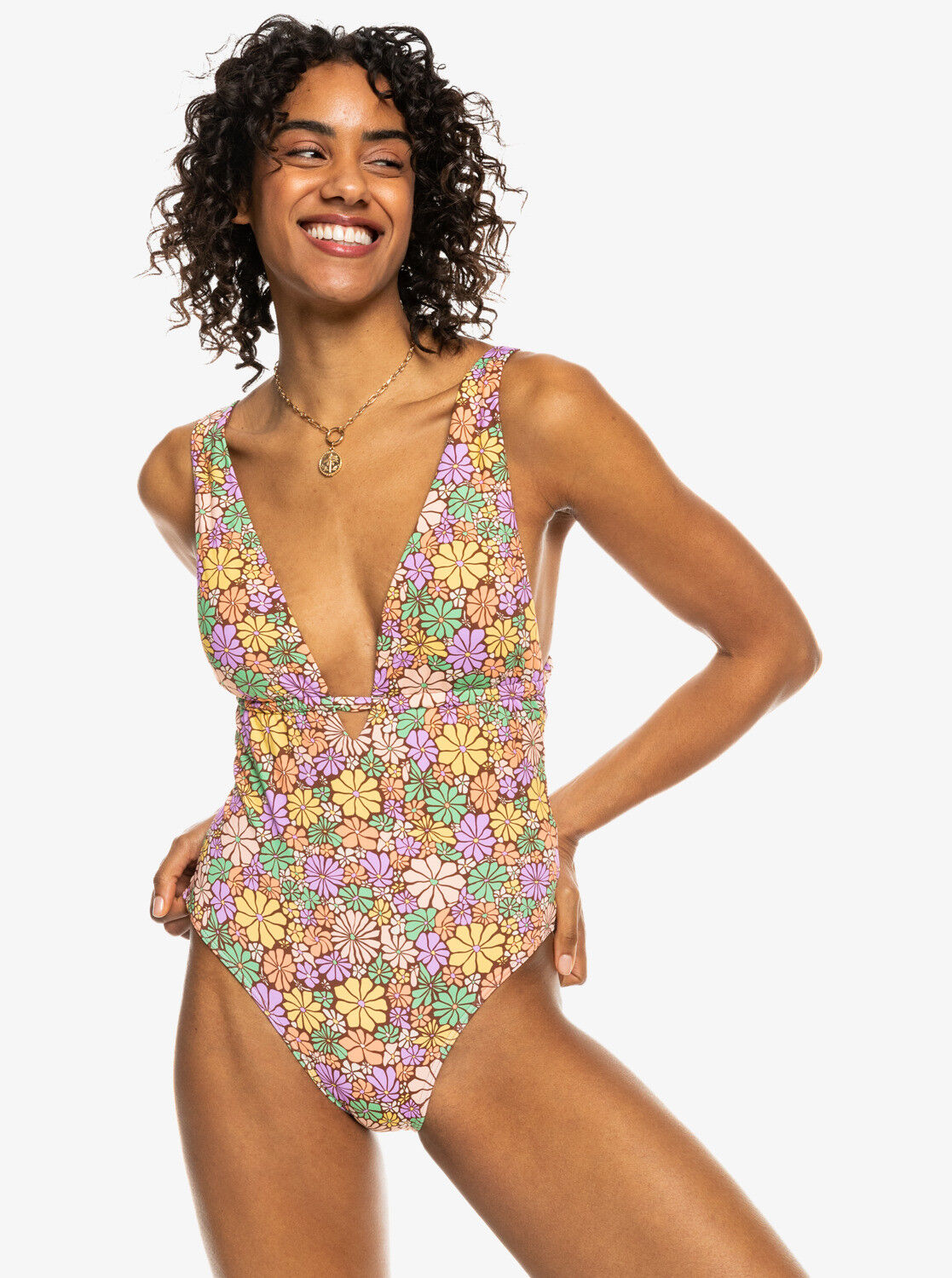 Roxy All About Sol - Maillot de bain 1 pièce femme | Hardloop