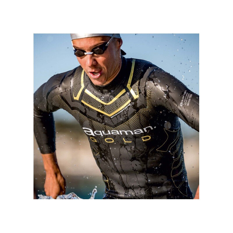 Aquaman Gold - Neopreeni märkäpuku triathlon - Miehet | Hardloop