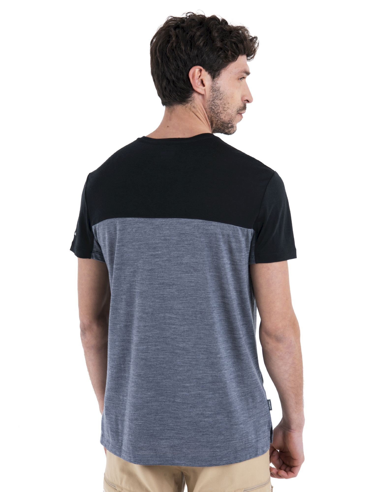 Icebreaker Merino 125 Cool-Lite Sphere III SS Tee Colour Block - Maglia merino - Uomo | Hardloop