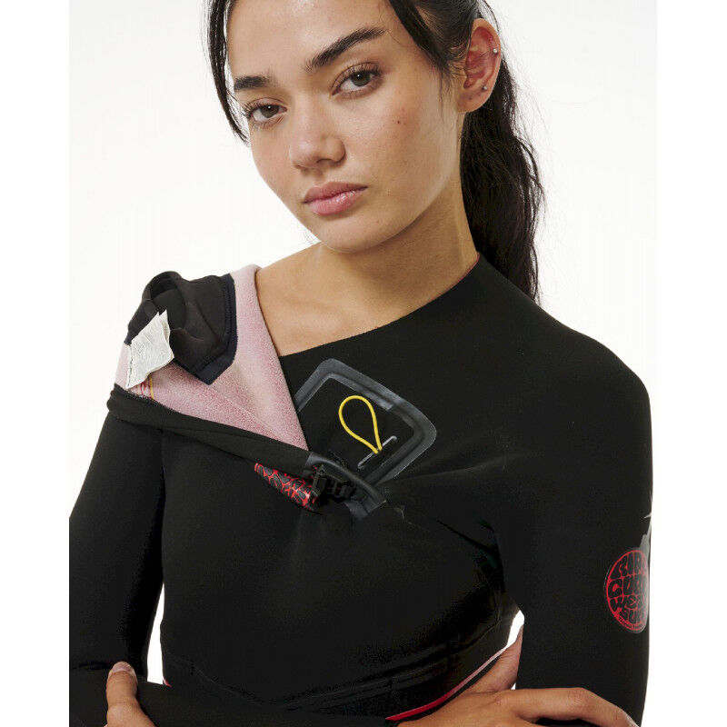 Rip Curl Women Flashbomb Fusion 5/3 mm Zip Free Wetsuit - Traje de