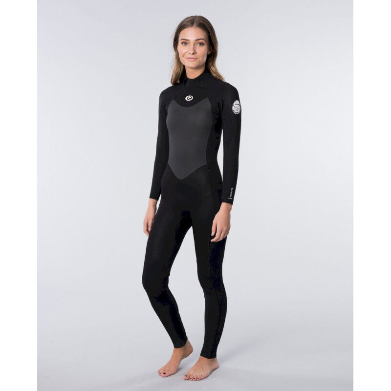 Women Freelite 4/3 mm Back Zip Wetsuit - Våtdräkt för surfing - Dam
