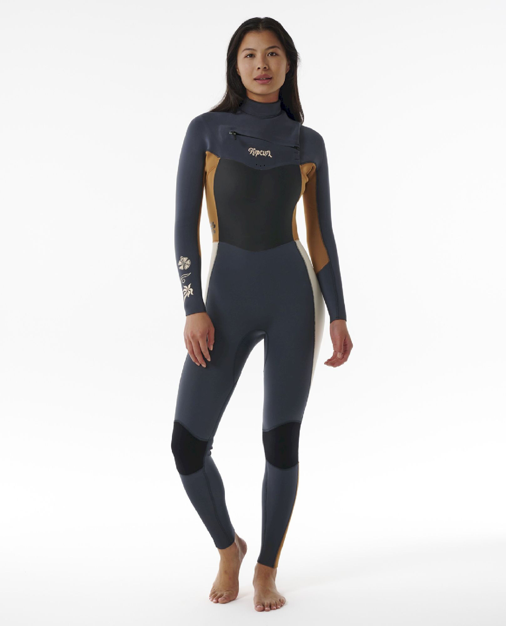 Rip Curl Women Dawn Patrol 4/3 mm Chest Zip Wetsuit - Surf wetsuit - Dames | Hardloop