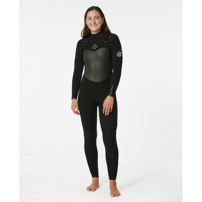 Women Flashbomb 4/3 mm Chest Zip Wetsuit - Surfing Kombinezony damskie