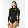 Rip Curl G Bomb 2.0 1 mm Long Sleeve E-Stiched Back Zip Springsuit - Surfing Kombinezony damskie | Hardloop