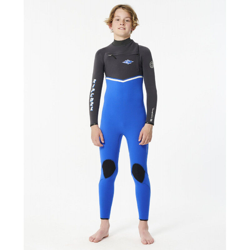 Rip Curl Junior Flashbomb 3/2 mm Chest Zip Wetsuit - Mute da surf - Bambino | Hardloop