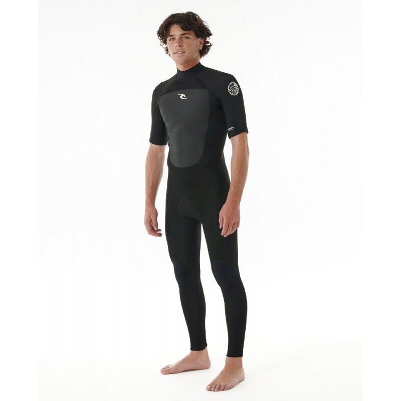 Rip Curl Omega 2/2 mm Back Zip Short Sleeve Wetsuit - Våddragter til surf - Herrer | Hardloop