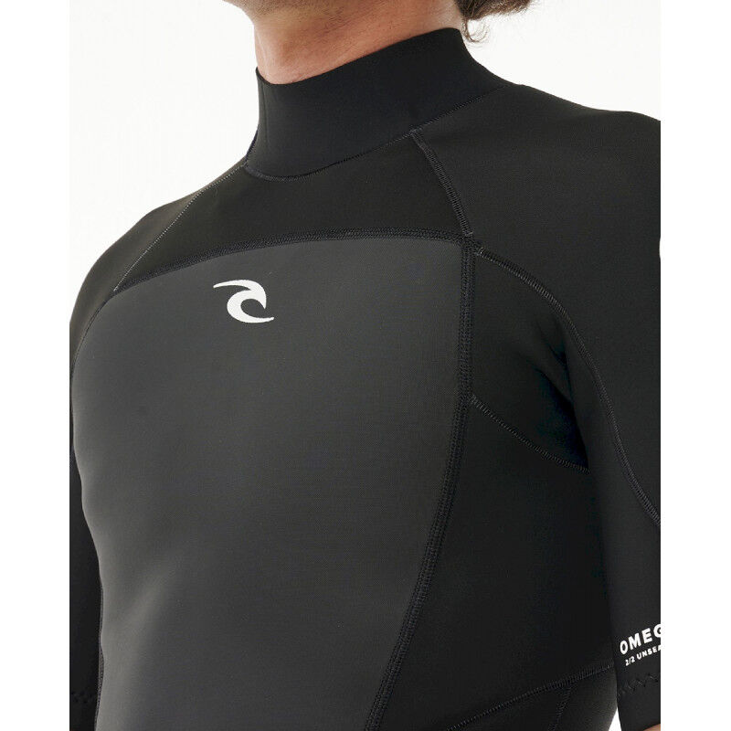 Rip Curl Omega 2/2 mm Back Zip Short Sleeve Wetsuit - Våddragter til surf - Herrer | Hardloop