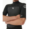 Rip Curl Omega 2/2 mm Back Zip Short Sleeve Wetsuit - Fato surf homem | Hardloop