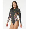 Rip Curl G Bomb Long Sleeve Springsuit Hi Cut - Surf Wetsuit - Women's | Hardloop