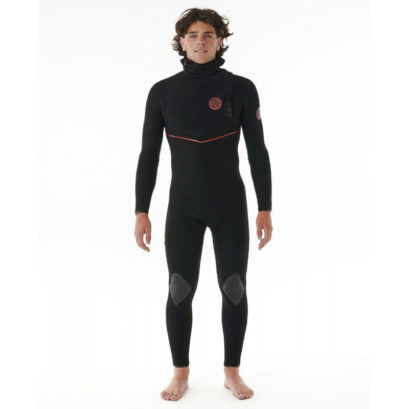 Rip Curl Flashbomb Fusion 5/4 mm Hooded Zip Free - Surf Wetsuit - Men's | Hardloop