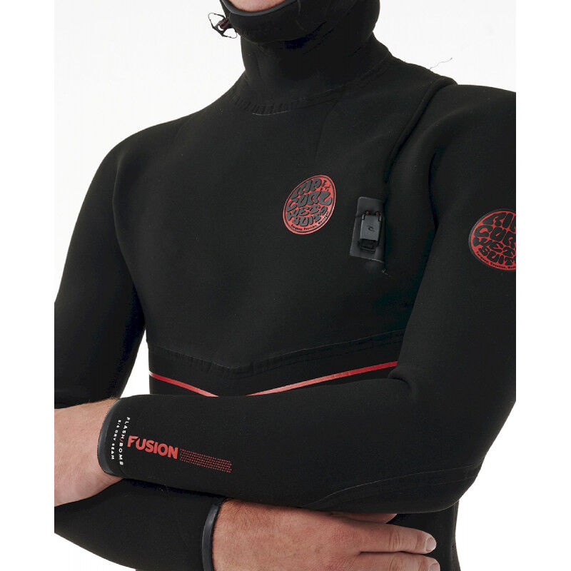 Rip Curl Flashbomb Fusion 5/4 mm Hooded Zip Free - Combinaison de surf homme | Hardloop