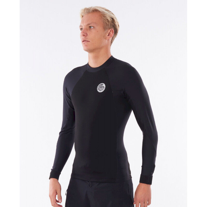 Rip Curl Flashbomb Neo 0.5 mm Poly Long Sleeve Vest - Mute da surf - Uomo | Hardloop