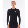 Rip Curl Flashbomb Neo 0.5 mm Poly Long Sleeve Vest - Mute da surf - Uomo | Hardloop