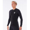Rip Curl Flashbomb Neo 0.5 mm Poly Long Sleeve Vest - Mute da surf - Uomo | Hardloop