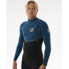 Rip Curl E Bomb 4/3 mm Zip Free Wetsuit - Combinaison de surf homme | Hardloop