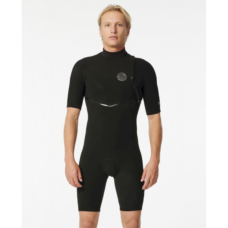 Rip Curl E Bomb 2/2 mm Zip Free Short Sleeve Springsuit - Surf wetsuit  - Heren | Hardloop