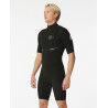 Rip Curl E Bomb 2/2 mm Zip Free Short Sleeve Springsuit - Surf märkäpuvut - Miehet | Hardloop