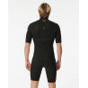 Rip Curl E Bomb 2/2 mm Zip Free Short Sleeve Springsuit - Fato surf homem | Hardloop
