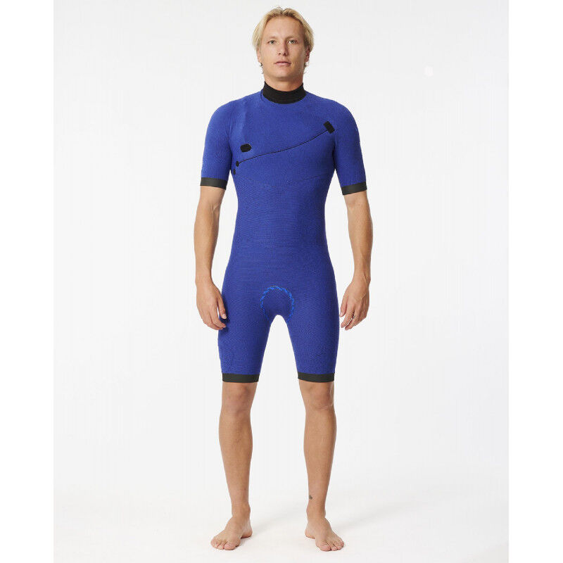 Rip Curl E Bomb 2/2 mm Zip Free Short Sleeve Springsuit - Pánsky Surf neopren | Hardloop