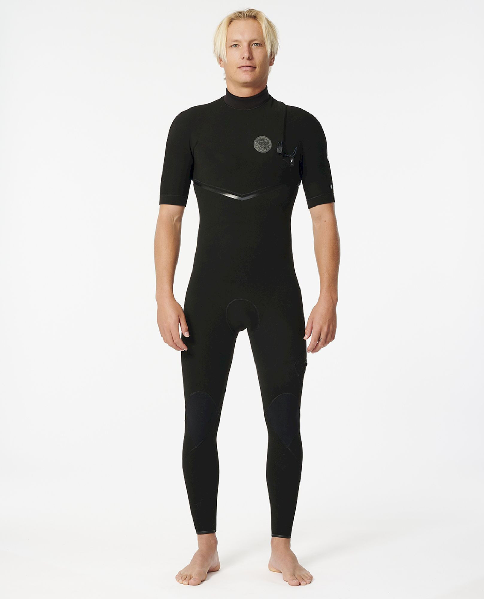 Rip Curl E Bomb 2/2 mm Zip Free Short Sleeve Wetsuit - Våtdräkt för surfing - Herr | Hardloop