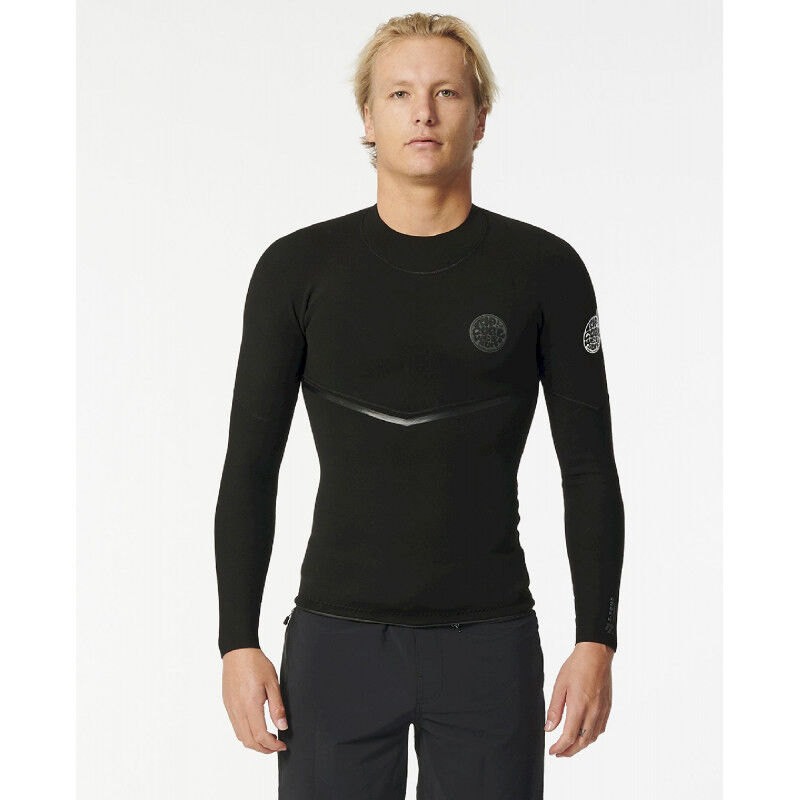 Rip Curl E Bomb 1.5 mm Long Sleeve Jacket - Mute da surf - Uomo | Hardloop