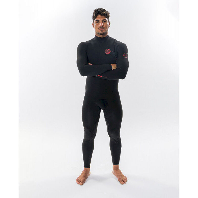 Rip Curl Flashbomb Fusion 3/2 mm Zip Free - Våtdräkt för surfing - Herr | Hardloop
