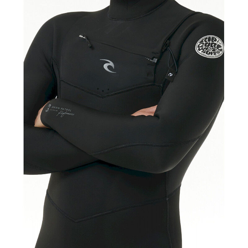 Rip Curl Dawn Patrol Perf 4/3 mm Chest Zip Wetsuit - Våddragter til surf - Herrer | Hardloop
