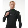 Rip Curl Dawn Patrol Perf 4/3 mm Chest Zip Wetsuit - Fato surf homem | Hardloop