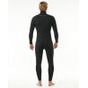 Rip Curl Dawn Patrol Perf 4/3 mm Chest Zip Wetsuit - Fato surf homem | Hardloop