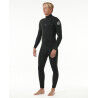 Rip Curl Dawn Patrol Perf 4/3 mm Chest Zip Wetsuit - Fato surf homem | Hardloop