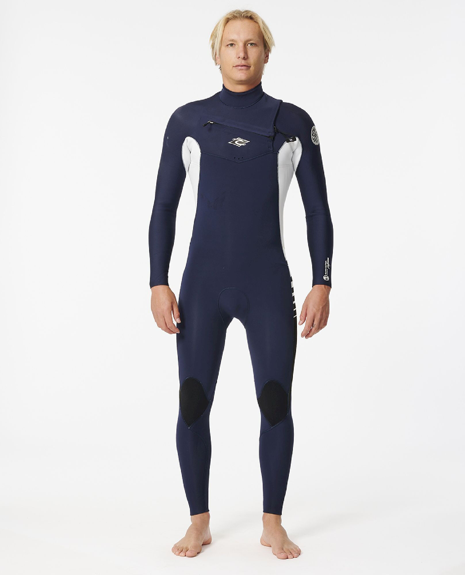 Rip Curl Dawn Patrol Perf 3/2 mm Chest Zip Wetsuit - Våtdräkt för surfing - Herr | Hardloop