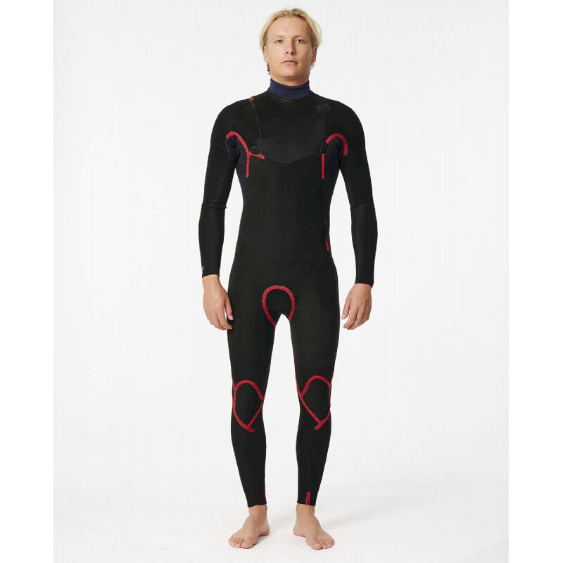 Rip Curl Dawn Patrol Perf 3/2 mm Chest Zip Wetsuit - Mute da surf - Uomo | Hardloop