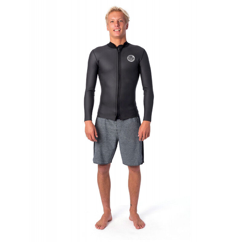 Rip Curl Dawn Patrol Long Sleeve 1.5 mm Front Zip Jacket - Surf Wetsuit - Men's | Hardloop