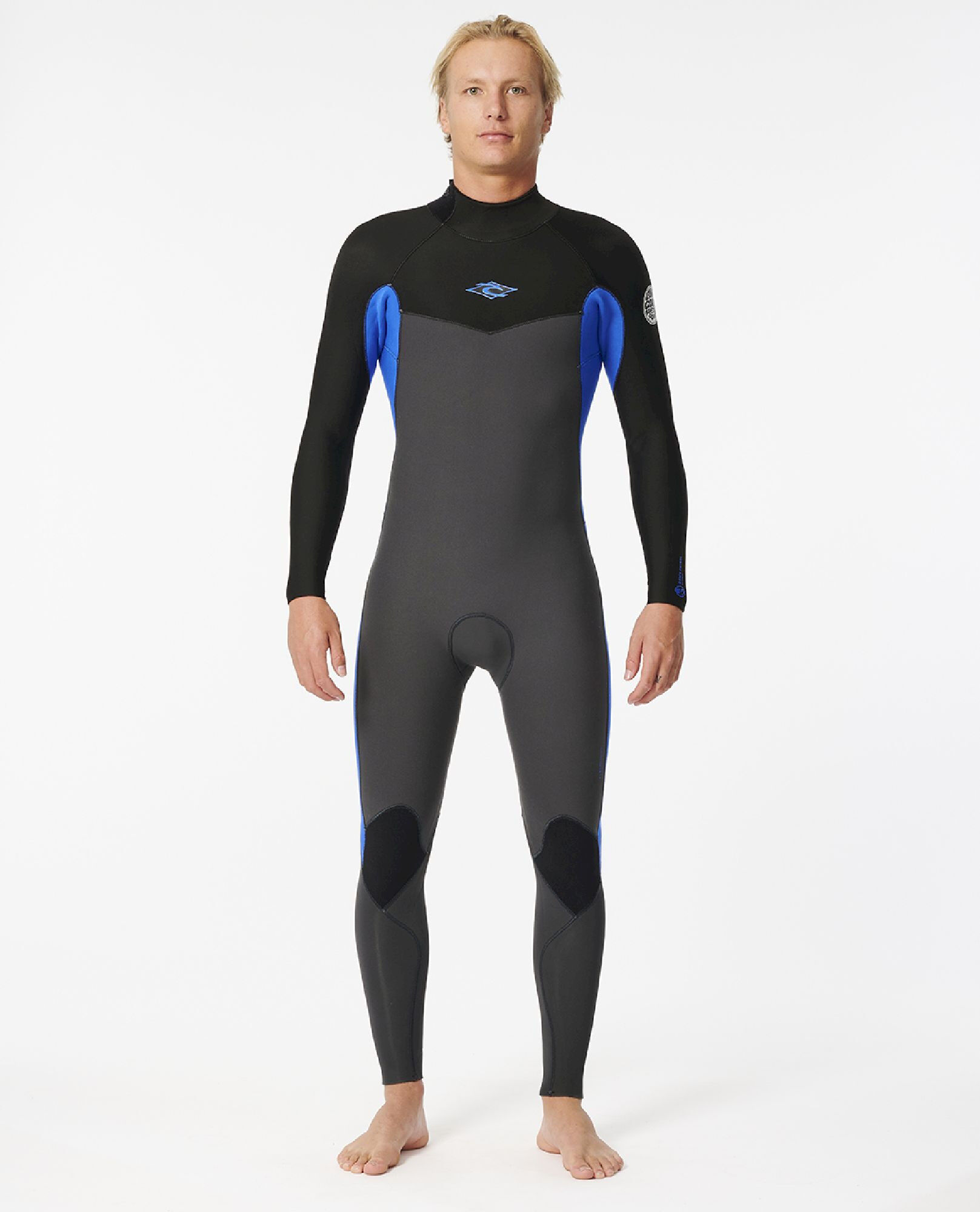 Rip Curl Dawn Patrol 3/2 mm Back Zip Wetsuit - Våtdräkt för surfing - Herr | Hardloop