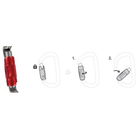 Petzl - Am'D Twist Lock - Carabiner